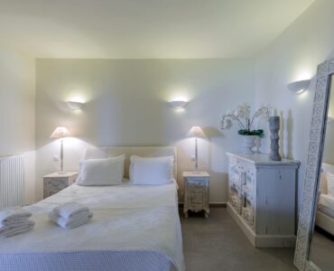 Bedroom at Villa Pergisos in Kanalia, Mykonos