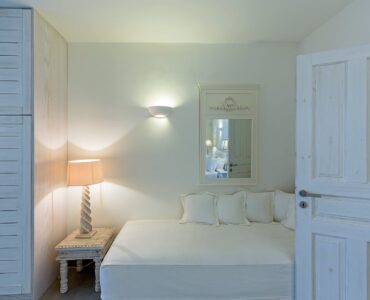 Bedroom at Villa Pergisos in Kanalia, Mykonos