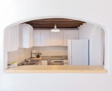 Kitchen at Villa Phaedra in Pouli, Mykonos