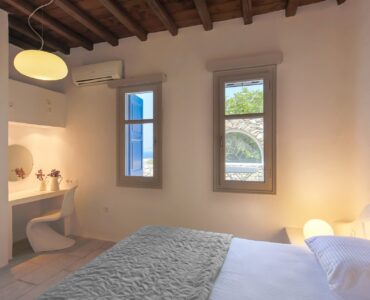 Bedroom at Villa Phaedra in Pouli, Mykonos