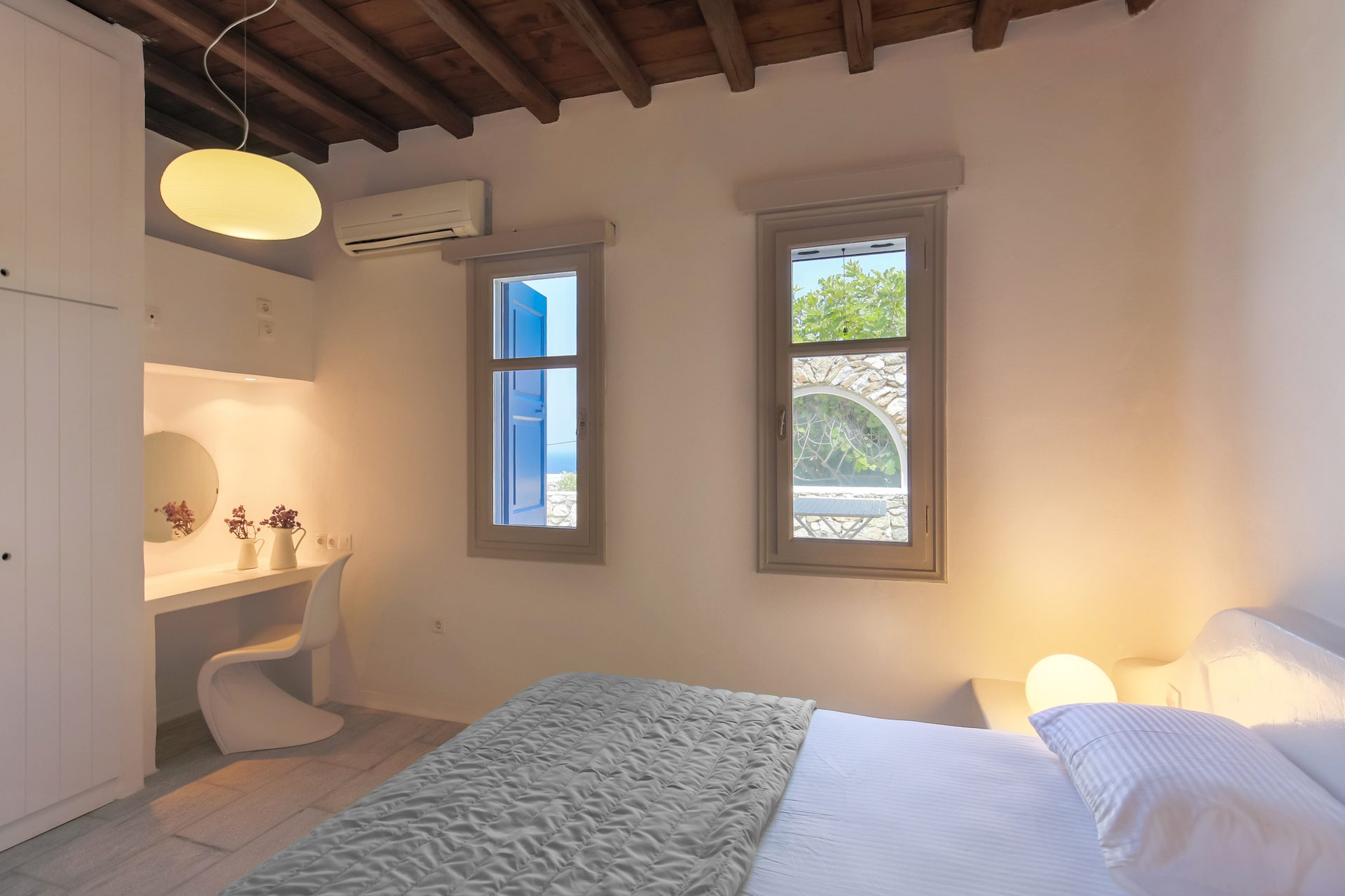 Bedroom at Villa Phaedra in Pouli, Mykonos