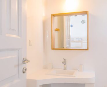 Bathroom at Villa Phaedra in Pouli, Mykonos